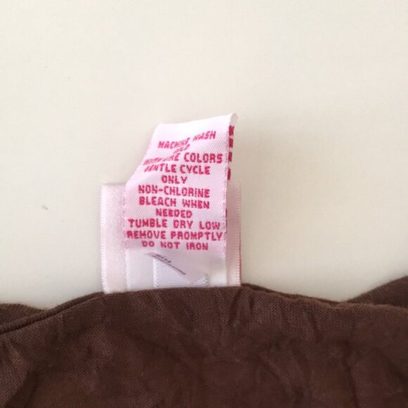 Xhilaration Babydoll Y2K Camisole Tank Top Brown Large - Picture 8 of 11